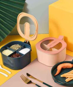 4 in 1 Spice Storage/ Masala Pot