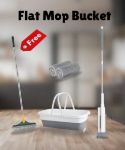 Flat Mop with Bucket