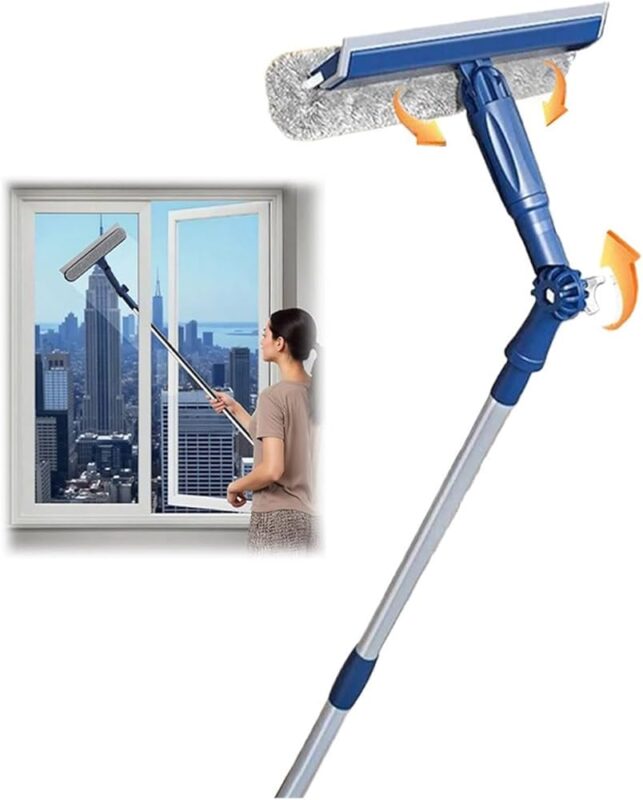 2in1 Rotatable Glass Wiper