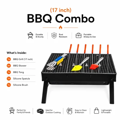(17 Inch) BBQ Combo set
